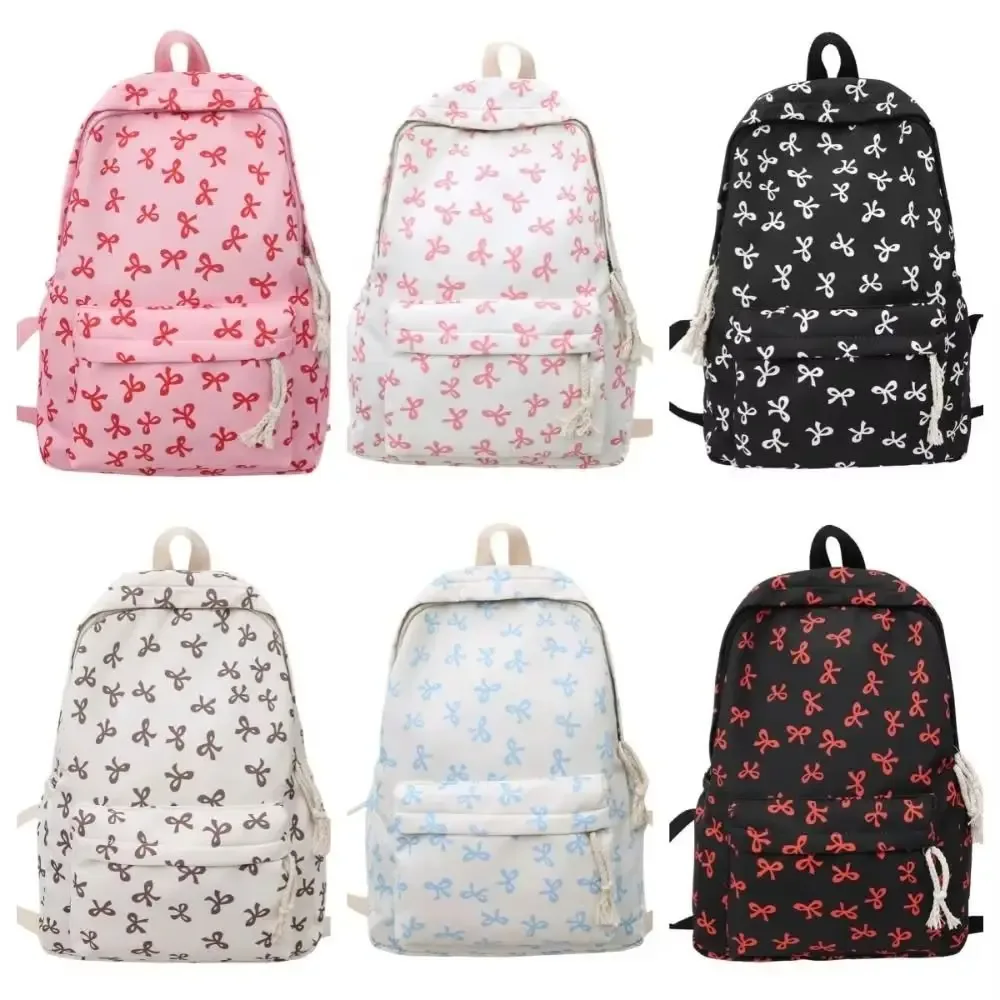 sac à dos léger et durable en nylon pour étudiantes, sac d'école mignon de grande capacité pour filles, 1 pièce