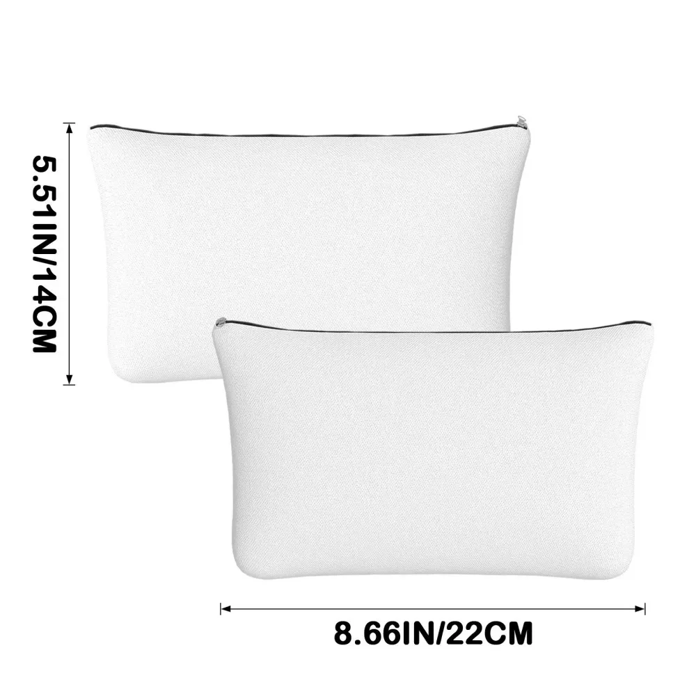 sac de maquillage personnalisé avec nom/texte, pochette à cosmétiques à double face imprimée à fleurs, sacs de rangement pour articles de toilette de voyage, 1 pièce