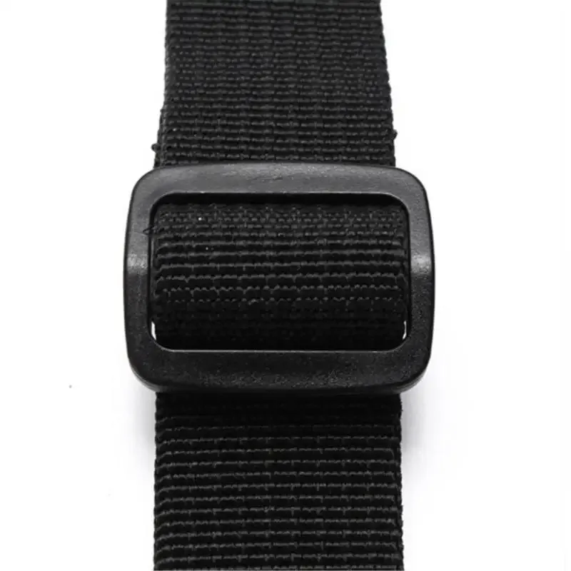 sangle d'épaule en nylon noir rembourrée et réglable avec crochets antidérapants pour sacs d'ordinateur portable et bagages, idéale pour les longues trajets
