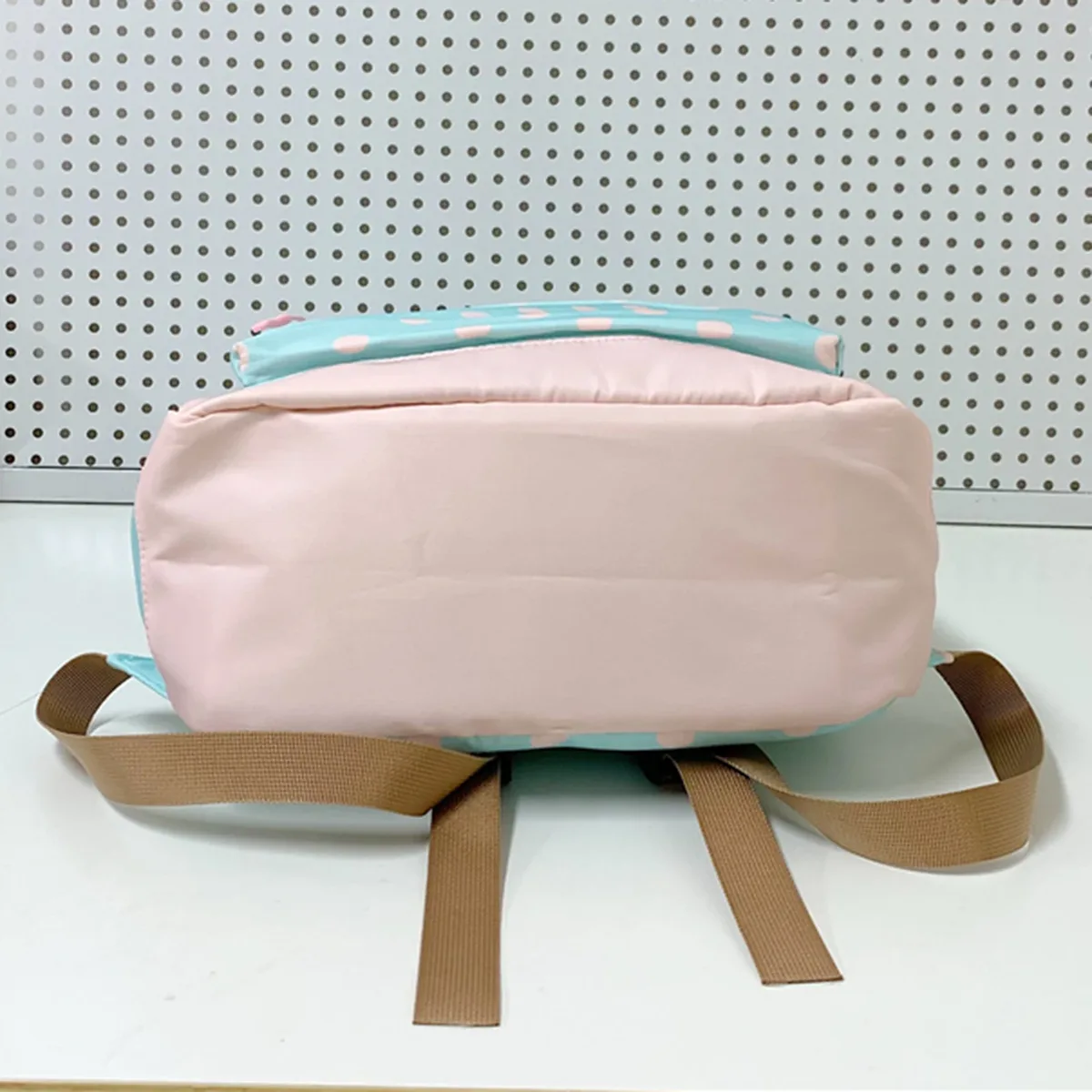 sac à dos mignon à pois en nylon pour femmes, plusieurs poches, sac à dos ludique pour livres, sac de voyage pour adolescentes, filles, collège, trajets quotidiens