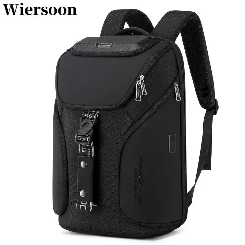 sac à dos d'affaires pour ordinateur portable 18 pouces pour hommes, sacs à dos spacieux de voyage multifonctionnels, pack de chargement usb haute capacité