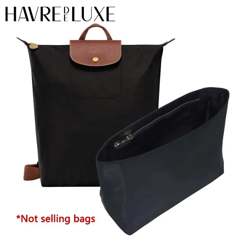 organisateur de sac pour sac à dos longchamp, pour ranger un ordinateur et une bouteille d'eau, facile à retrouver, en nylon durable, accessoires de sac.