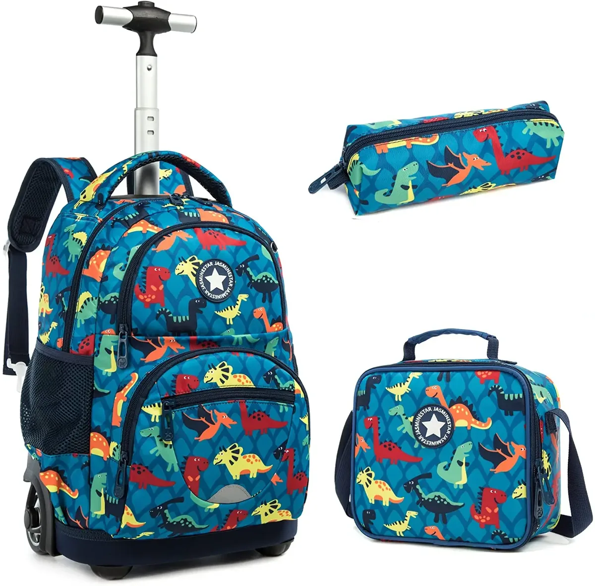 Sac à dos à roulettes pour enfants, sac à dos pour filles, sac à roulettes pour garçons, sac à dos pour ordinateur portable, sacs à bagages roulants pour enfants