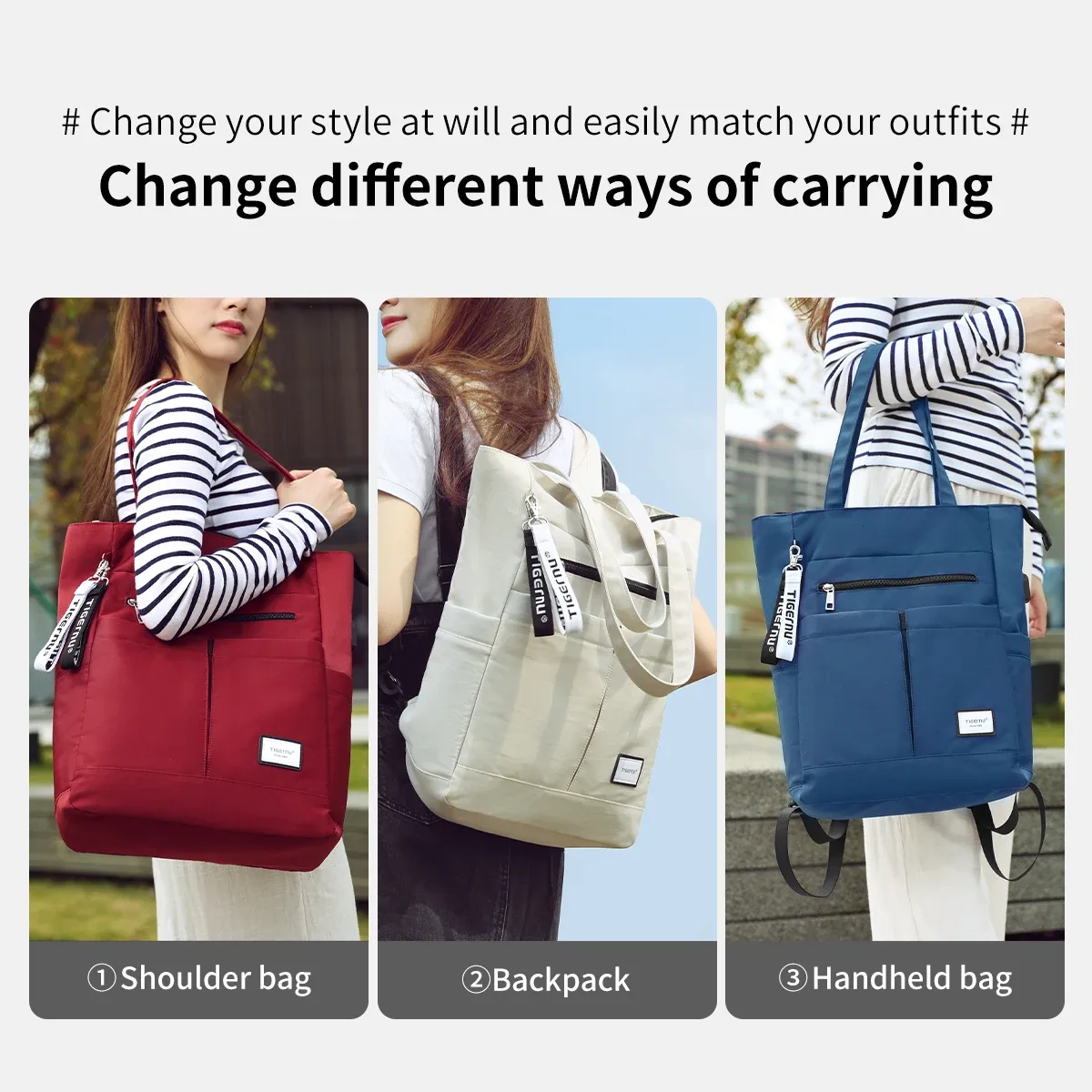 tigernu femmes sacs à dos sac fourre-tout pour filles sac à dos léger sacs pour ordinateur portable pour femmes mode femme voyage sacs à dos sac à dos