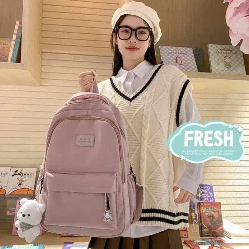 femmes mode collège sac à dos dame haute capacité étanche à la mode femmes sacs d'école pour ordinateur portable mignon fille voyage livre sacs mochilas