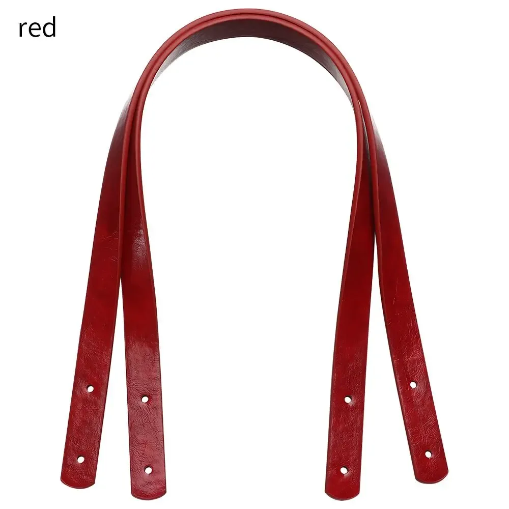 lot de 2 poignées de sac en cuir pu détachables, bandes de sac à main, bandes de sac à bandoulière, poignées de boîte cadeau avec rivets