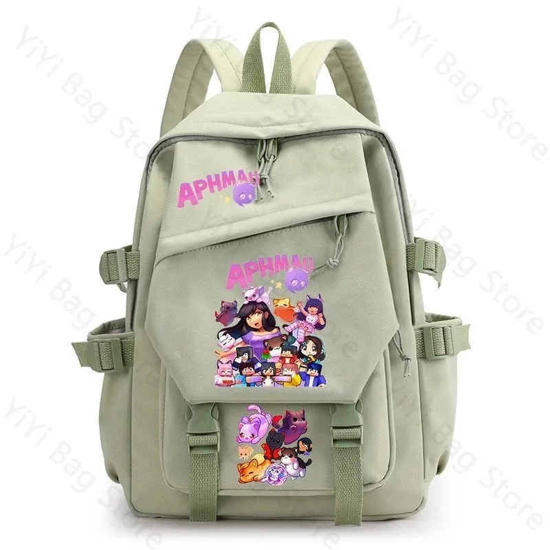 sac à dos aphmau, sac à dos d'école de grande capacité pour étudiants, sac à dos de voyage léger et durable en nylon pour garçons et filles