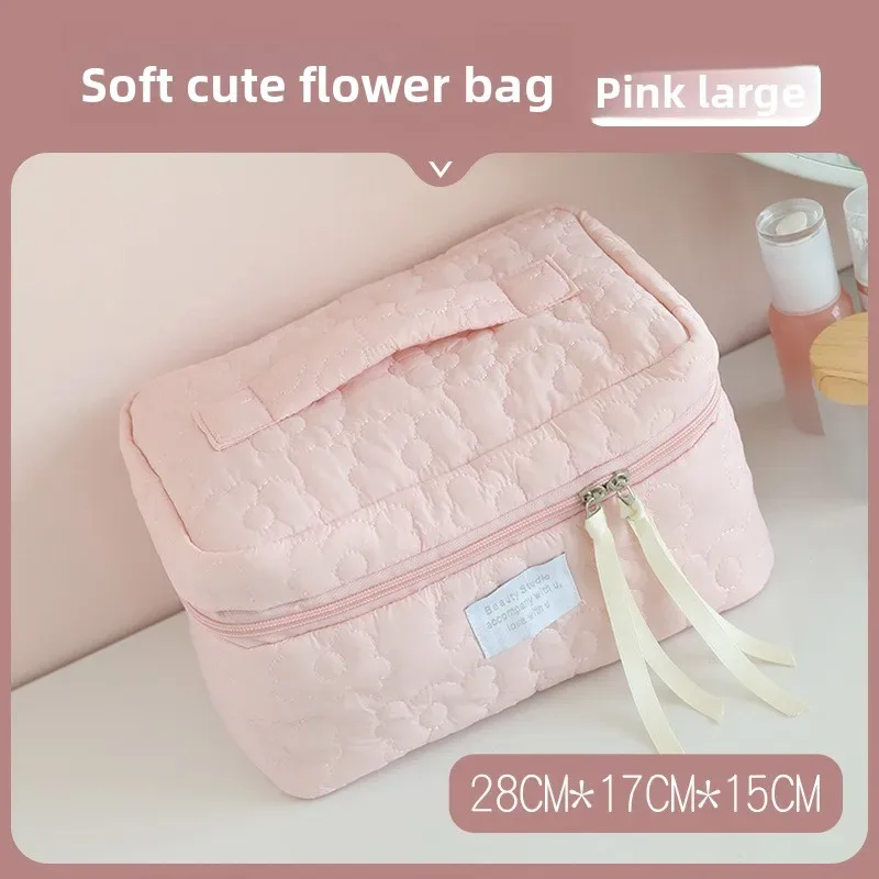 sac de maquillage couleur bonbon style ins, nouveau sac de luxe léger pour femme, trousse à rouge à lèvres, sac de rangement cosmétique portable de voyage, trousse de toilette