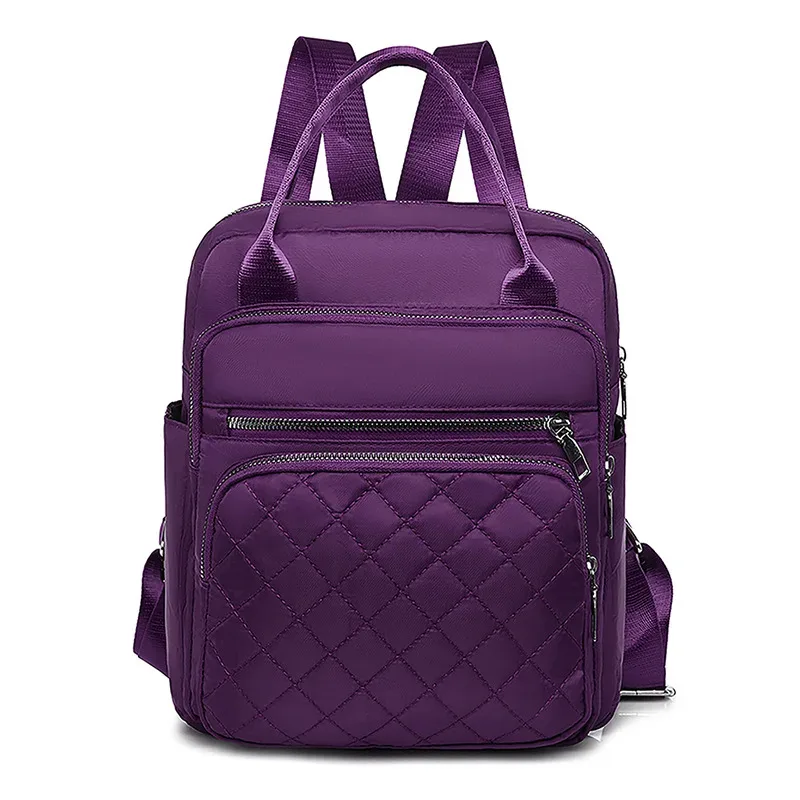 nouveau oxford sac à dos tissu version coréenne sac à main voyage en plein air sac à dos décontracté tissu imperméable couleur unie cartables