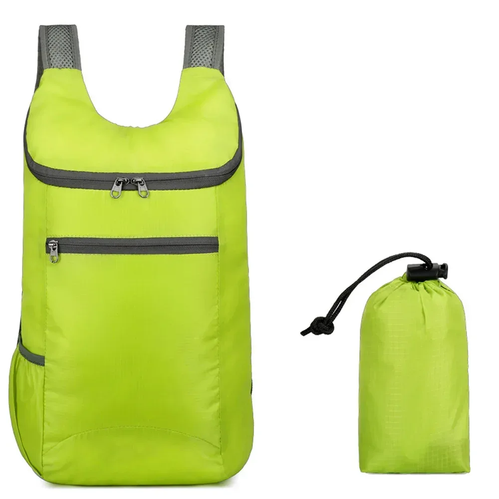 sac à dos de voyage pliable pour hommes et femmes, sacs à dos de plein air, sac de peau de rangement, sacs de sport pour femmes, imperméable, léger, sac à dos de randonnée, nouveau