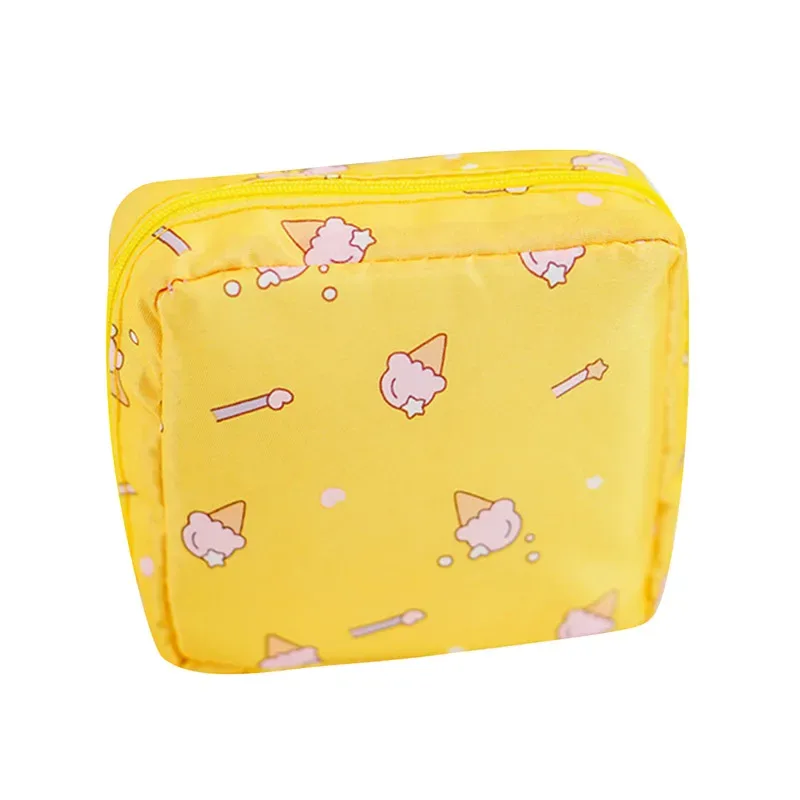 ensemble de petits sacs à cosmétiques pour femmes, mini serviettes hygiéniques à fermeture éclair pour filles, sacs de maquillage pour rouge à lèvres, pochette de rangement pour écouteurs et pièces de monnaie