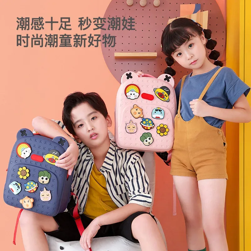 sac à dos d'école étanche pour fille et garçon, à motif de dessin animé, à la mode, pour la maternelle, kawaii, cadeau
