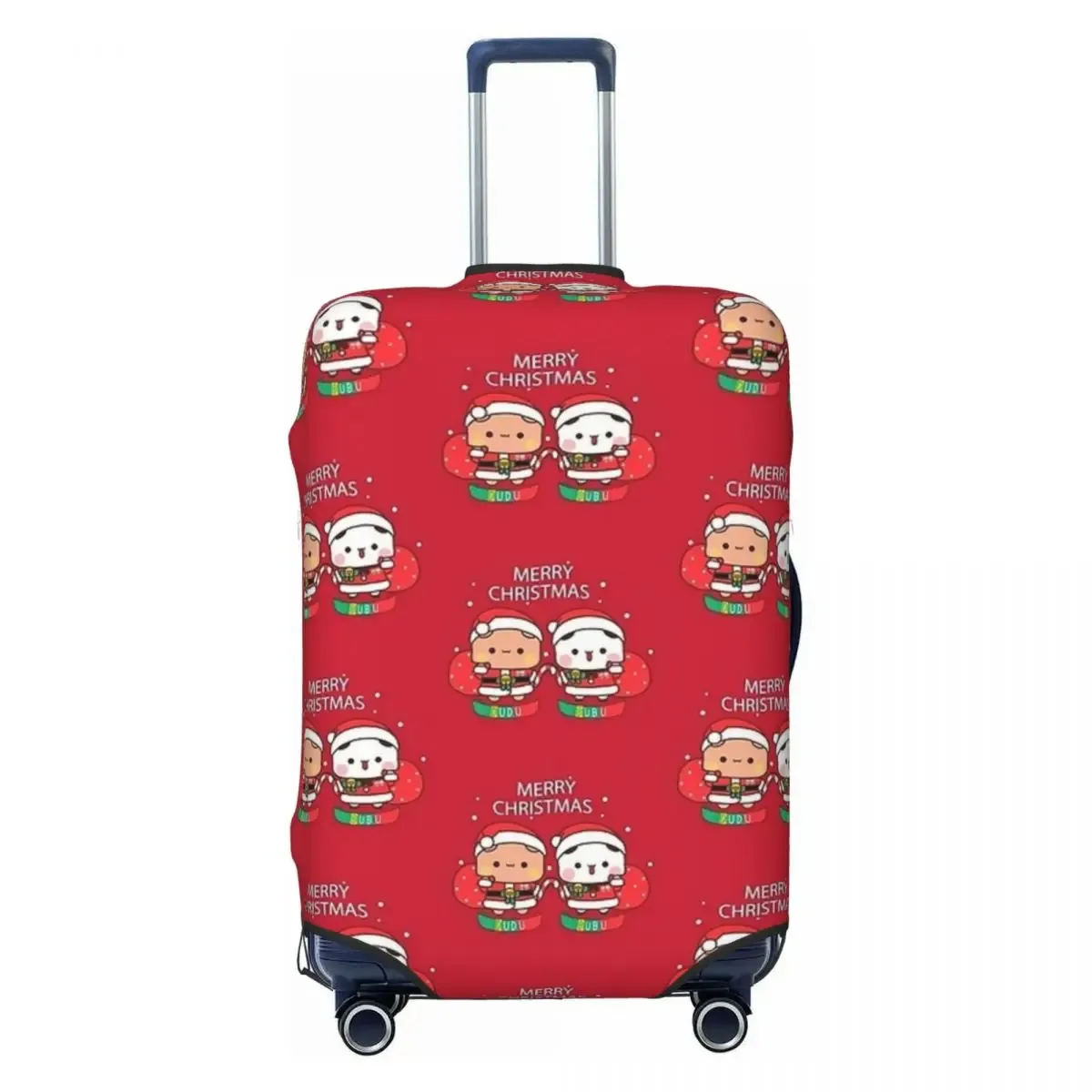 housse de valise peach and goma bubu dudu, motif ours mignon, pour voyage en avion, protection pratique pour bagages