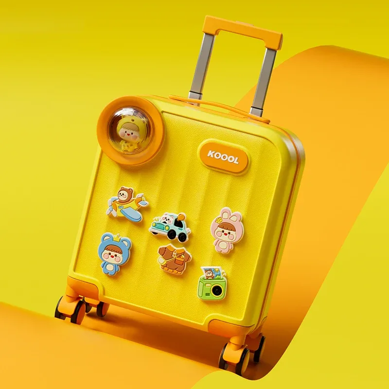 valise à roulettes pour enfants, bagage à main pour petits garçons et filles, cabine de voyage, valise à roulettes, 16 pouces, nouveau, 2025