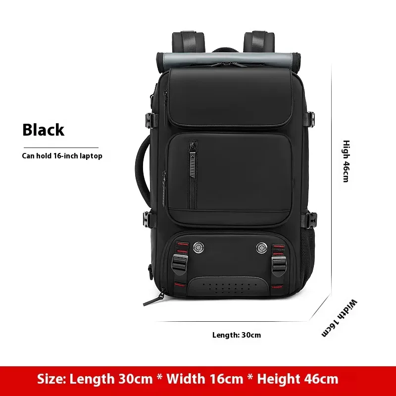 grand sac à dos de voyage, sac à dos embarquable, chargement usb, étanche, sac à dos de voyage extérieur, compartiment à chaussures indépendant