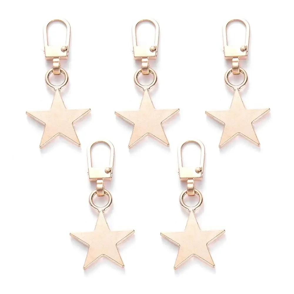 extracteurs de fermeture éclair en métal détachables, 5 pièces, pour curseurs de fermeture éclair, languette de traction, sacs de couture, doudoune, kits de réparation de fermetures éclair