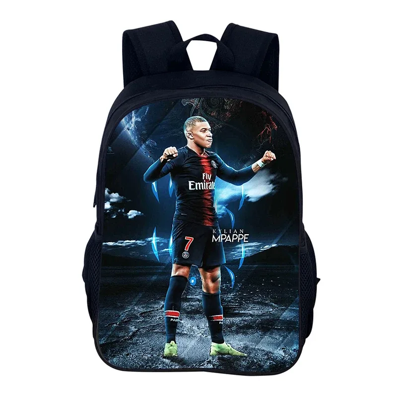 sac à dos de sport de football m-mbappes, sac d'école pour garçons et filles, sac à dos de sport pour joueur d'étoiles, sacs de livres pour le meilleur cadeau