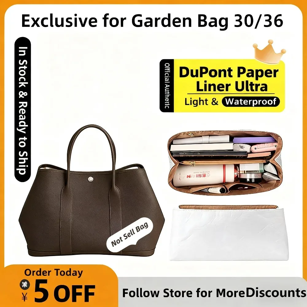 insert organisateur de sac pour fête dans le jardin 30 36, rangement en nylon, support de sac durable, rangement, modification intérieure, accessoires de sac