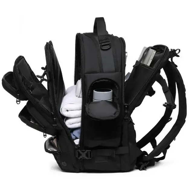 hommes voyage sac à dos sac d'école hommes oxford sac à dos avec compartiment à chaussures 15.6 pouces sac à dos pour ordinateur portable pour hommes sacs à dos