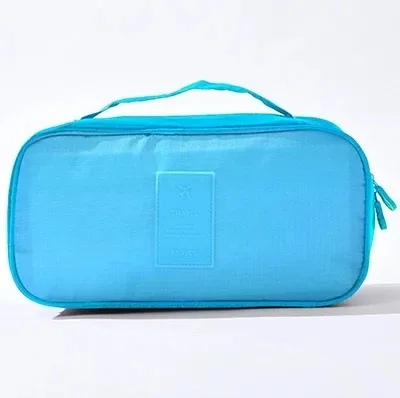 sac de rangement de voyage étanche multi-compartiments pour sous-vêtements, étui portable pour soutien-gorge et chaussettes, pochette de lingerie multi-imprimés pour femmes