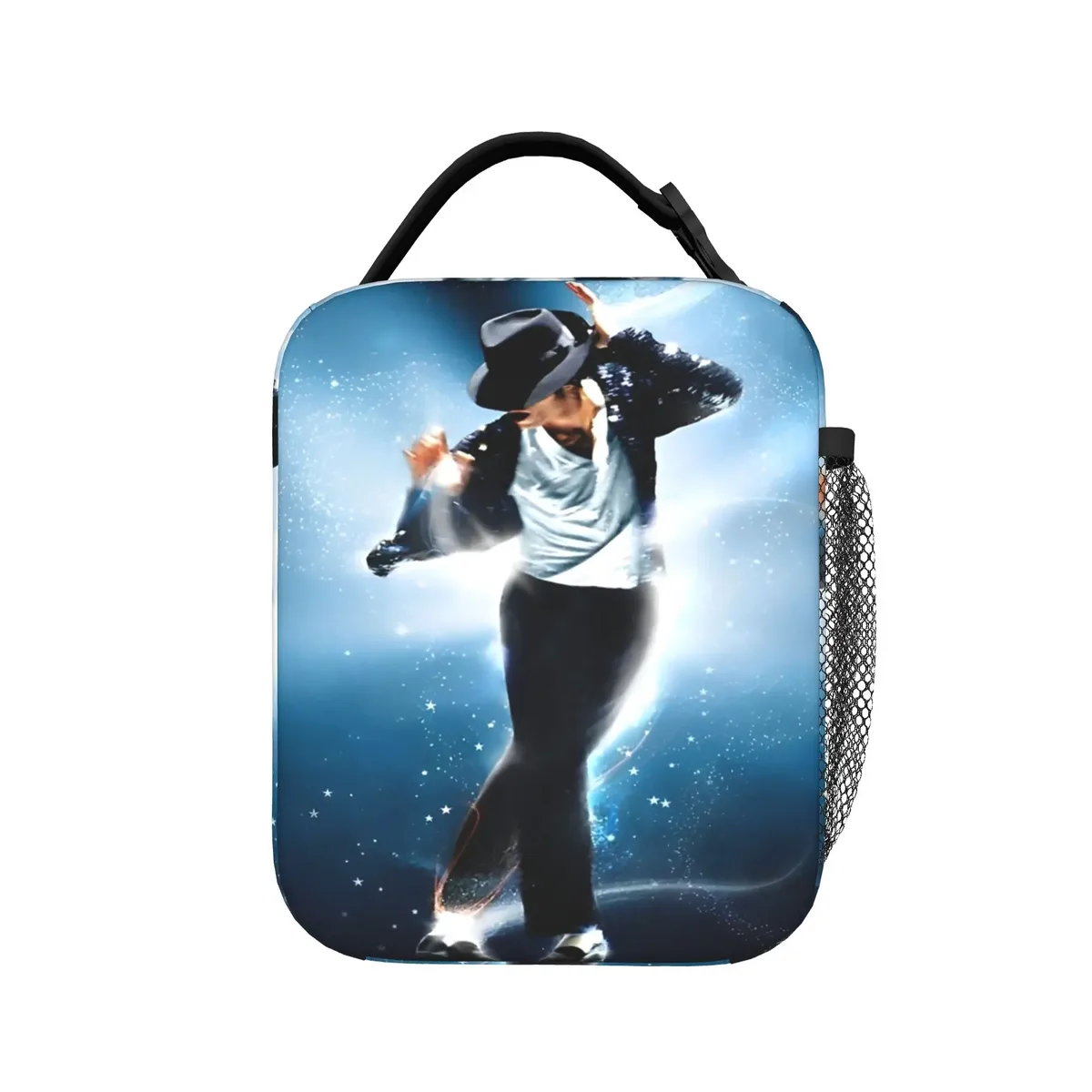 mj king of pop smooth criminal sac isotherme pour le déjeuner, sac isotherme, boîte à lunch, sac fourre-tout pour hommes et femmes, plage, extérieur