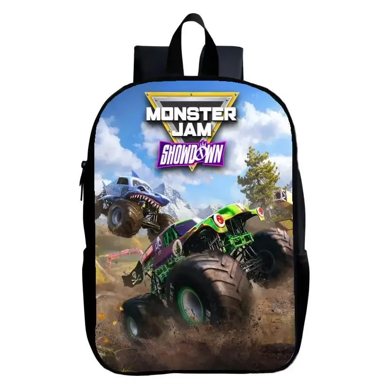 monster jam, monster truck, sac à dos pour enfants, sac à dos d'école primaire, sacs à dos de maternelle