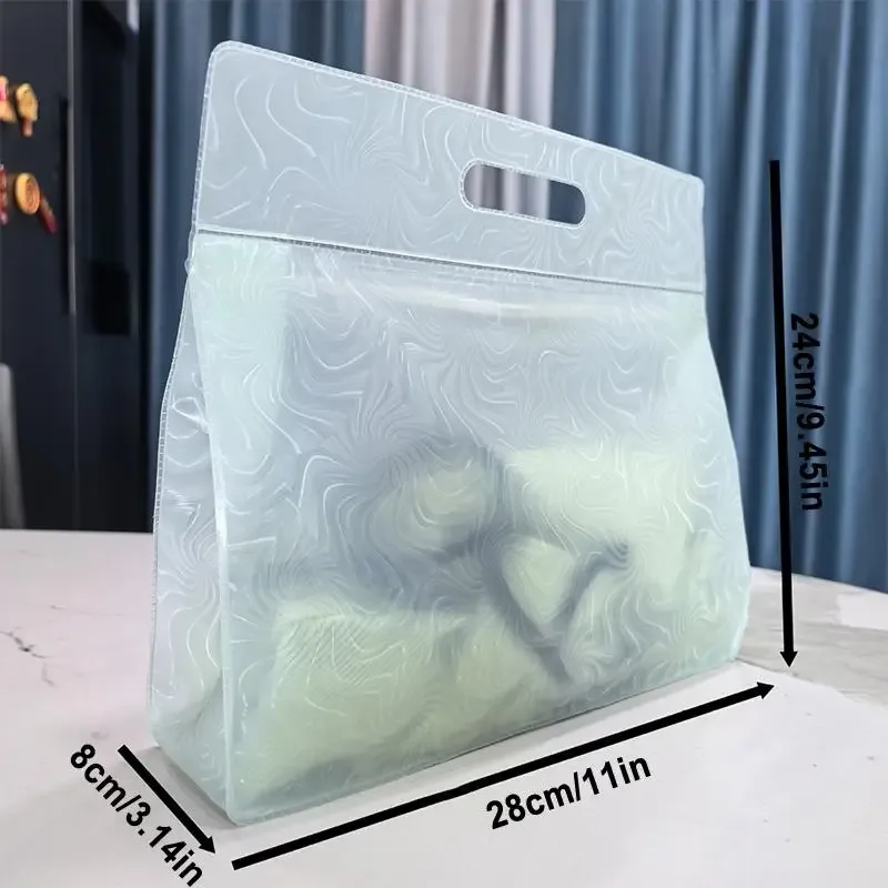 sac de rangement portable en eva imperméable avec fermeture éclair, séparation humide/sec pour la natation, la plage, les articles de toilette et le maquillage