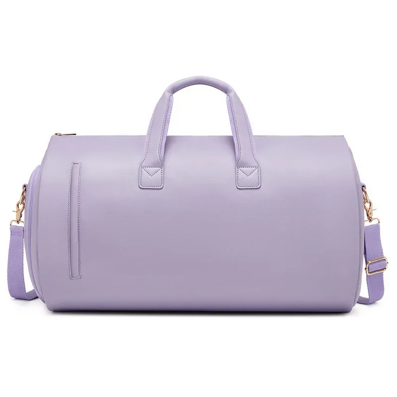sac de rangement personnalisé en cuir pu pliable, grande capacité, pour voyage d'affaires