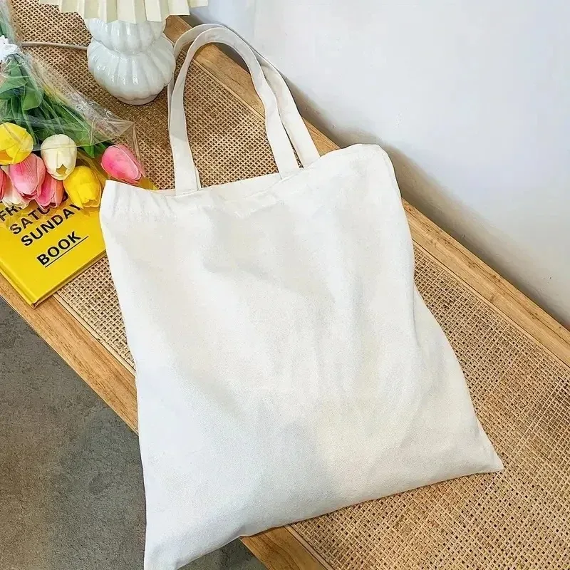 sac à main et sac de voyage pour femmes, simple et décontracté, en tissu uni, grande capacité, idéal pour le shopping.
