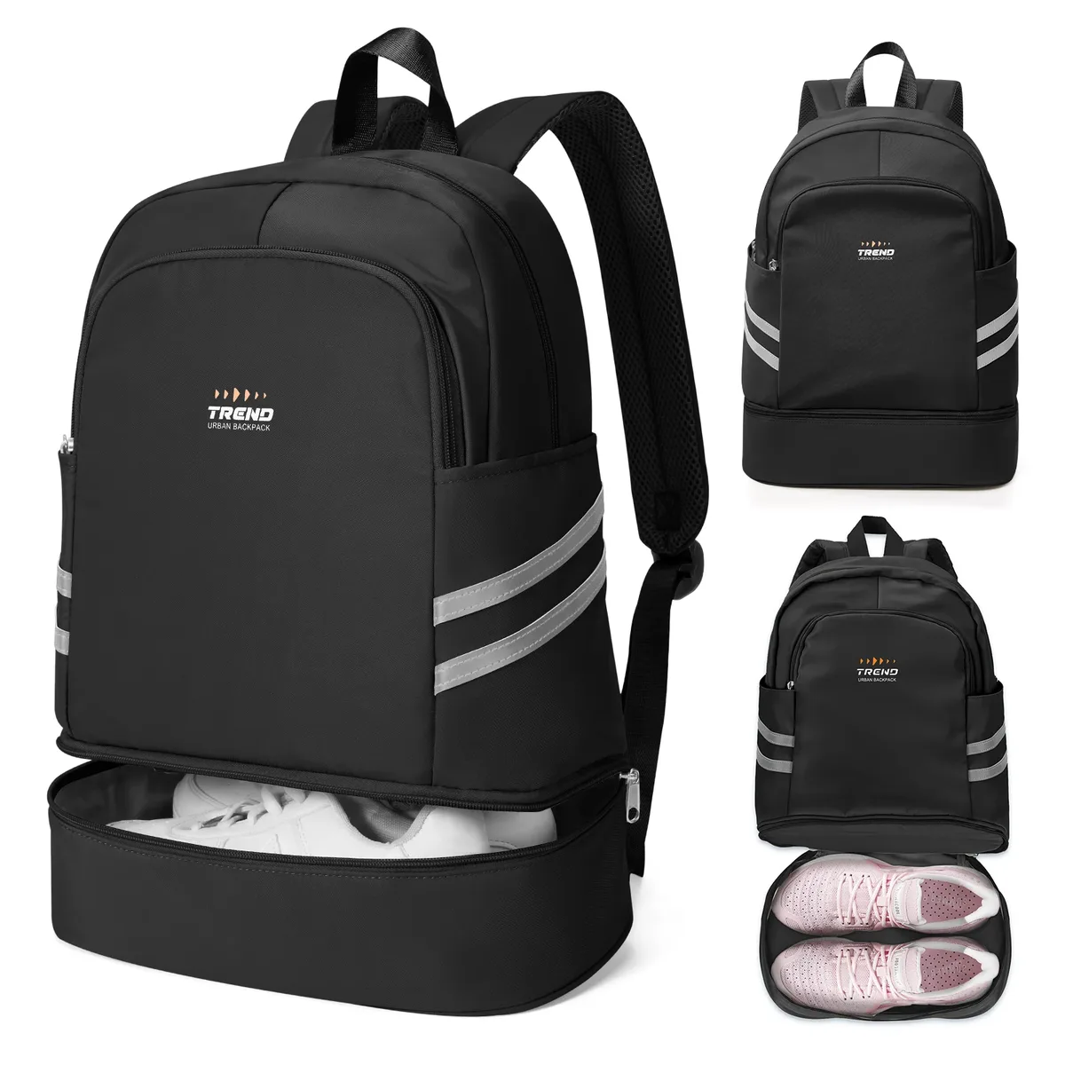 sac à dos de gymnastique pour femmes avec compartiment à chaussures, sac à dos de voyage pour femmes, sac à dos de sport étanche, sac à dos de plage pour fitness et natation 