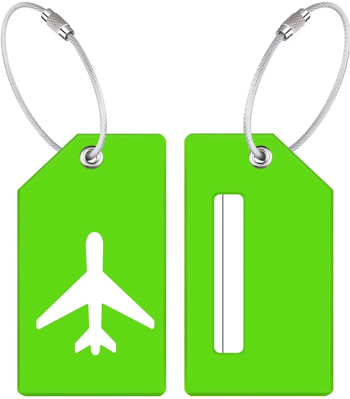 étiquettes de bagage d'avion en silicone pour hommes et femmes, porte-adresse d'identité de valise, étiquette de bagage mignonne, accessoires de voyage, étiquette de sacs, haute qualité