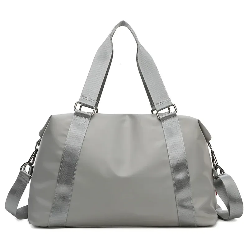 grand sac de voyage pour femmes, fourre-tout multifonctionnel, sacs à main en nylon, sac à bandoulière étanche, poches humides et sèches, sac de sport
