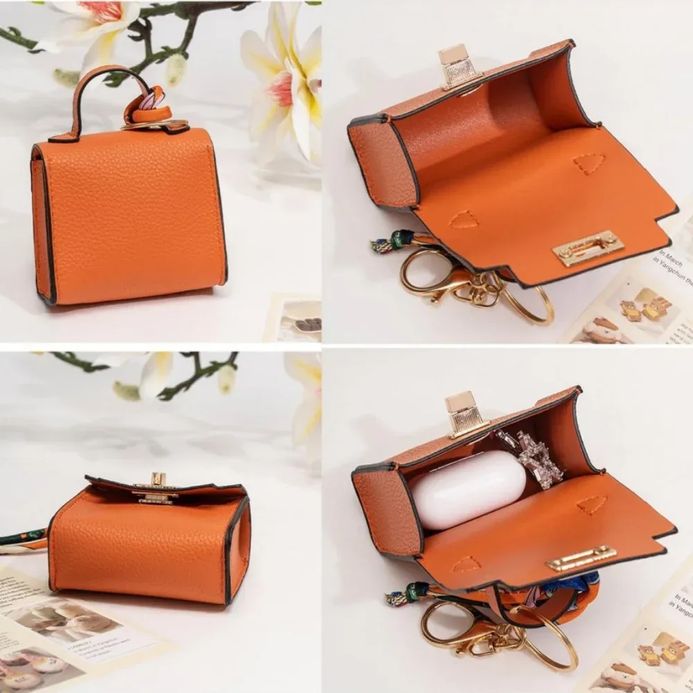 mini sac à dos porte-clés en cuir pu, petit porte-monnaie, petit ornement suspendu pour sacs à dos et sacs à main