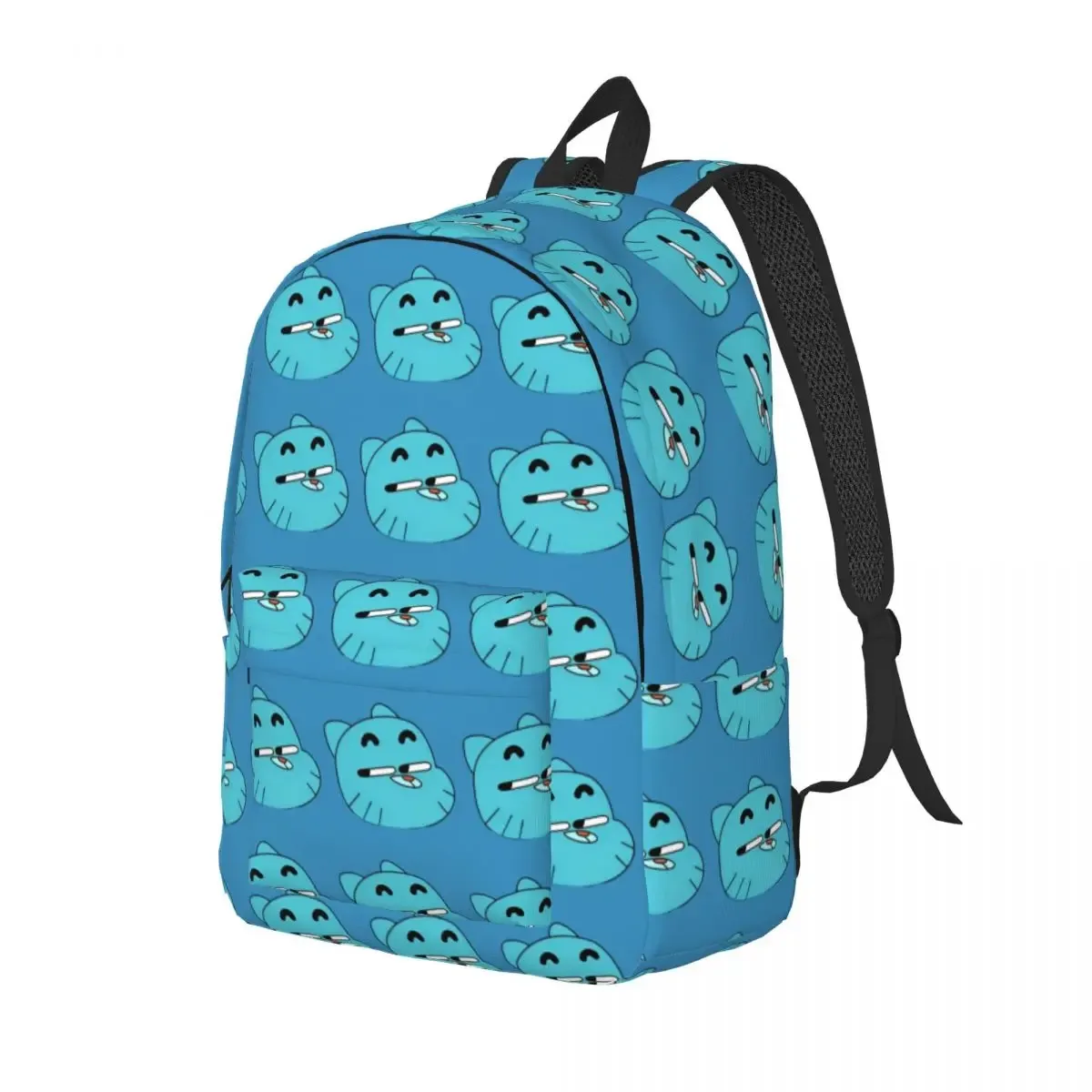 gumball pixel art modèle sac à dos pour hommes femmes étudiant randonnée sac à dos comédie incroyable monde de gumball ordinateur portable sacs en toile