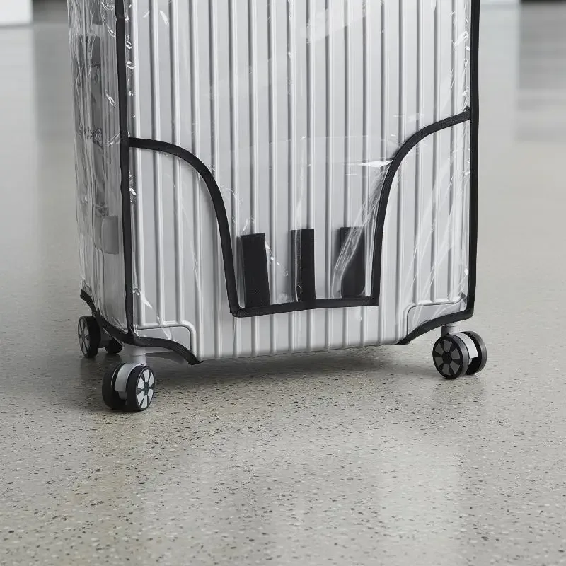 housse de protection transparente pour bagages de voyage, imperméable, anti-poussière, pour valise de 18 à 30 pouces