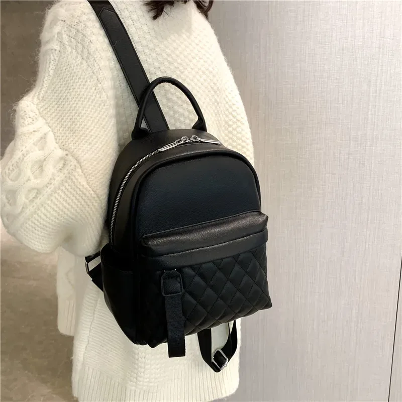 sac à dos en pu pour femmes, sac à dos léger personnalisé avec nom brodé, cadeau d'anniversaire pour fille, sacs à dos en cuir