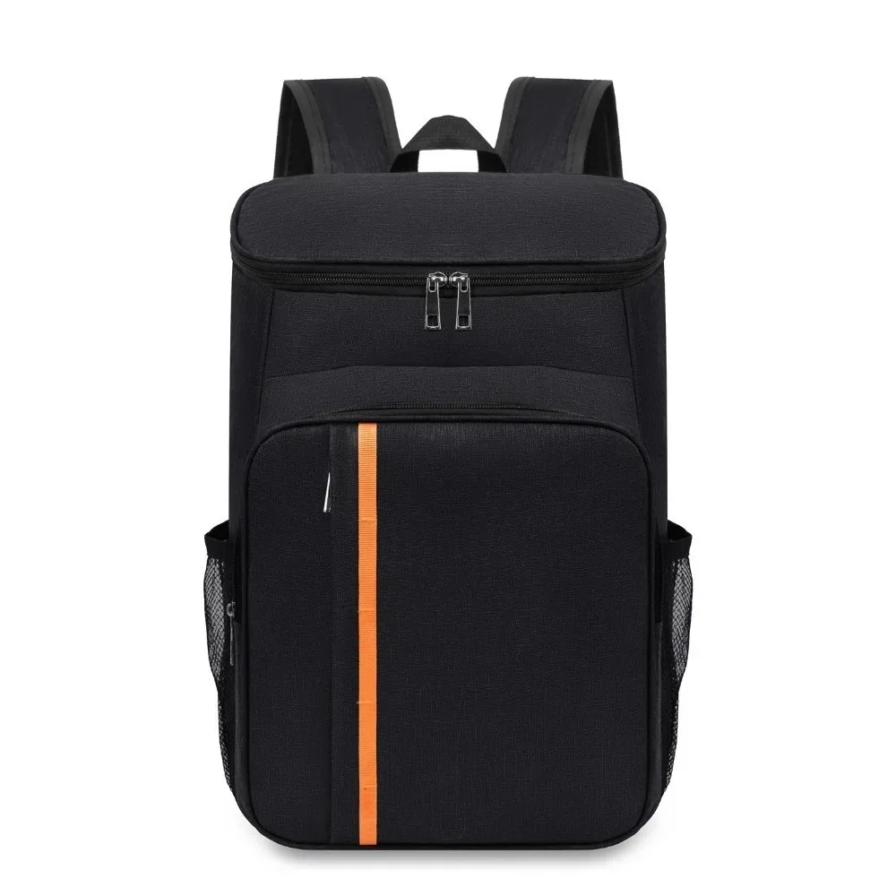 sac à dos isotherme double épaule en oxford, sac repas thermique portable, sac isotherme tendance épaissi grande capacité