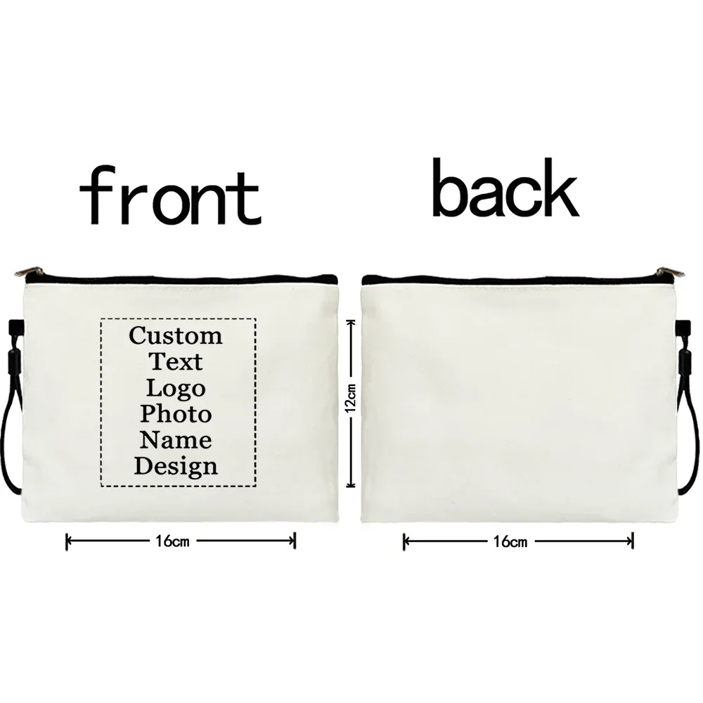 pochette de maquillage personnalisée avec image, trousse de toilette pour femmes, organiseur de cosmétiques, trousse à crayons pour étudiants, cadeau pour demoiselles d'honneur, mariage, fête