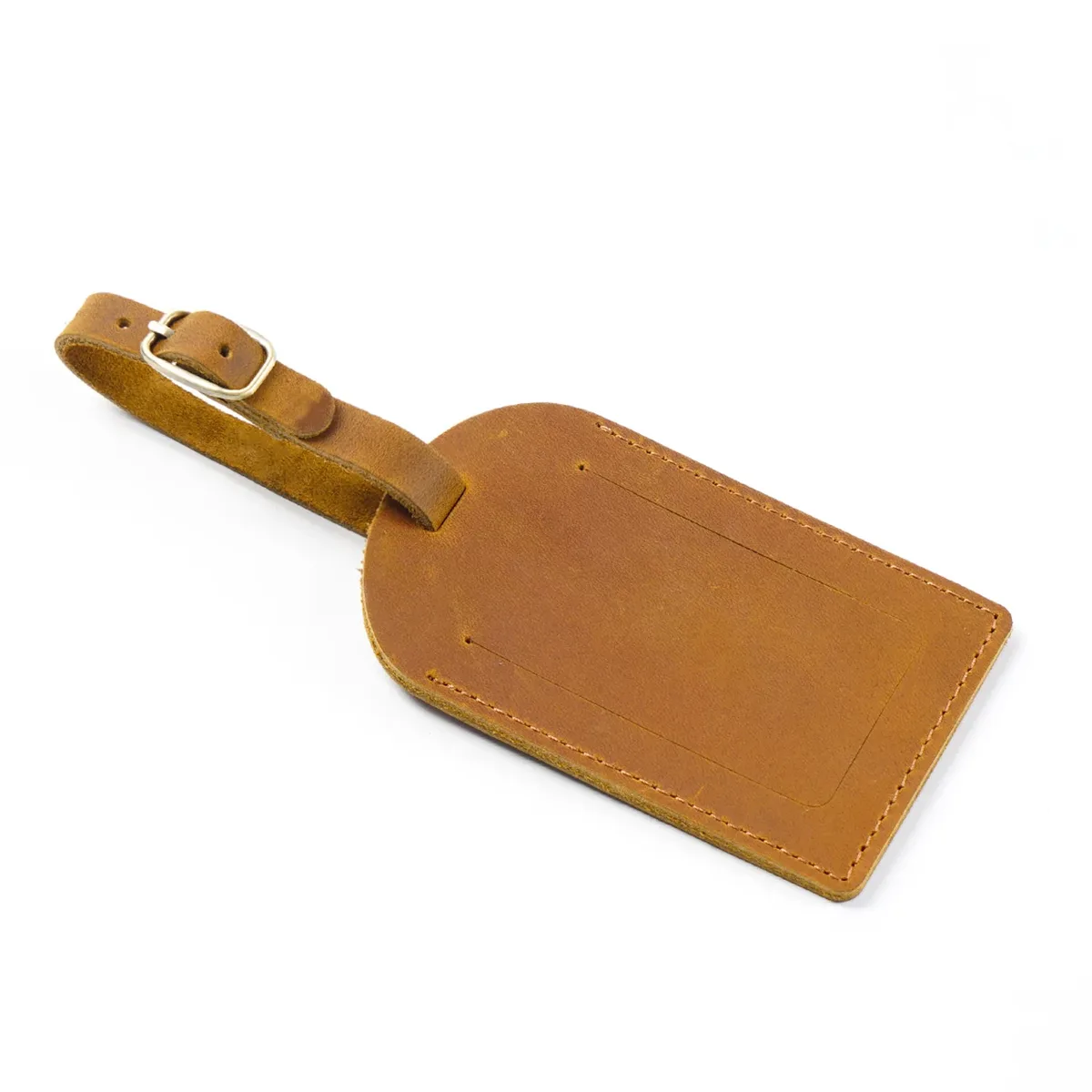 étiquette de bagage en cuir de cheval véritable elin, étiquette de valise vintage, étiquette d'embarquement de bagages, porte-adresse d'identification, étiquette de voyage