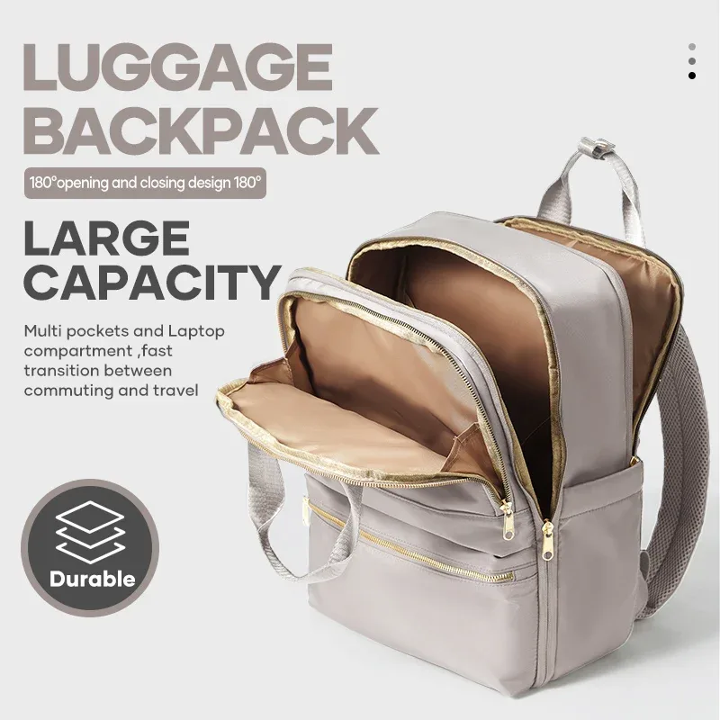 Sac à dos pour femmes marque de luxe sacs à dos d'ordinateur portable d'université de grande capacité, sacs à main élégants de travail, sac à dos de voyage de cabine de vol pour hommes