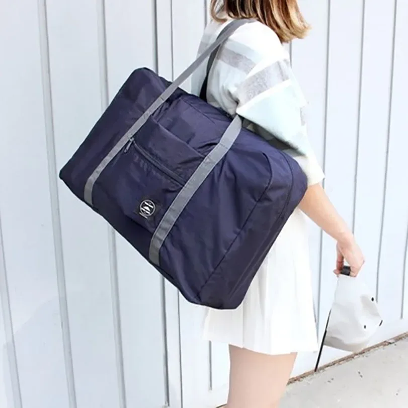 sac de voyage pliable, sac fourre-tout léger de grande capacité, sac de week-end imperméable pour la gym et les voyages
