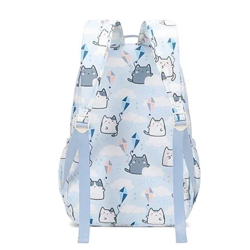 sacs d'école pour filles : sac à dos et sac à main mignons à imprimé chat, sac à dos kawaii pour enfants, rentrée scolaire 2026, mochila escolar
