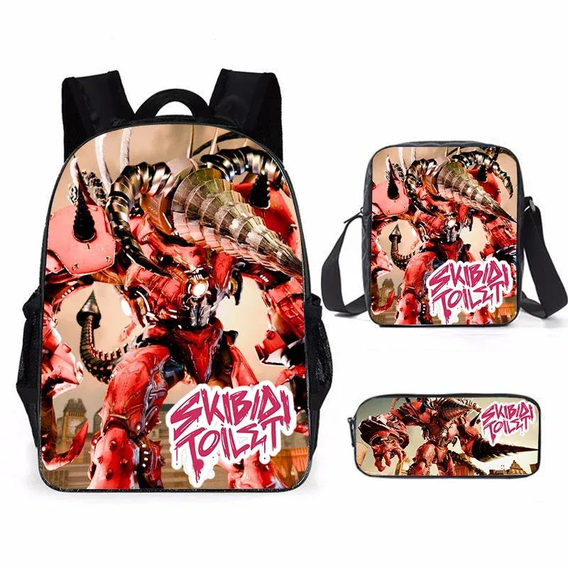 skibidi toilette titan speakerman sac à dos pour enfants garçon sac d'école pour adolescents sac à dos anime voyage sac à dos sac à crayons