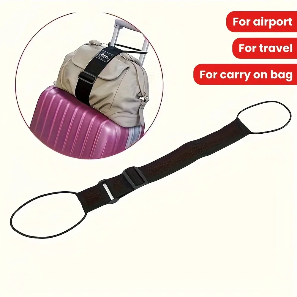 1/2 sangles élastiques réglables pour bagages, polyvalentes, pour valises de voyage, réutilisables, anti-chute