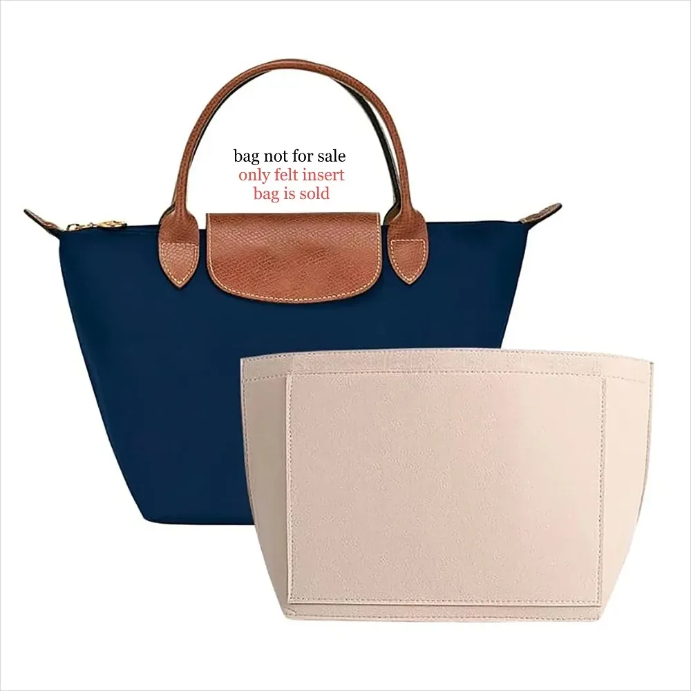 organisateur universel pour sac à main - insert rembourré en feutre pour sacs fourre-tout, rangement de voyage et protection intérieure