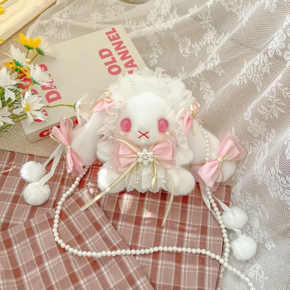 y2k coréen kawaii chat lolita sac mignon pu sac à bandoulière filles poche transparente harajuku sac à bandoulière femmes mode sacs à dos