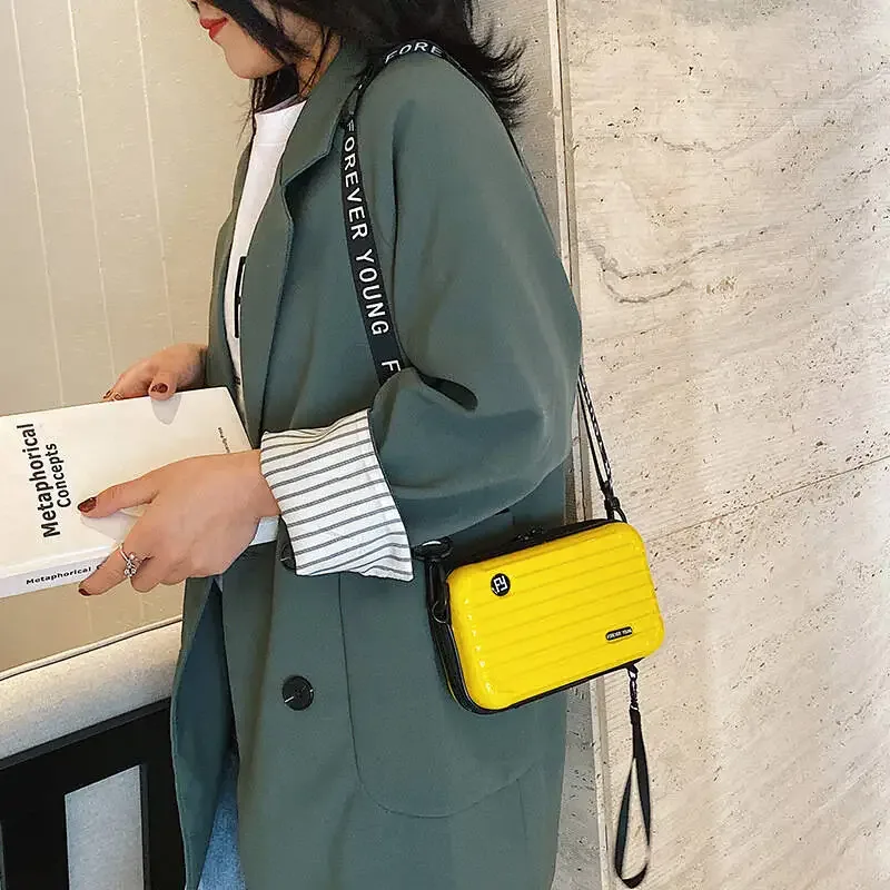 nouveau sac bandoulière de grande capacité, sac de maquillage multifonctionnel à coque rigide, mini valise, sac de maquillage portable pour femmes