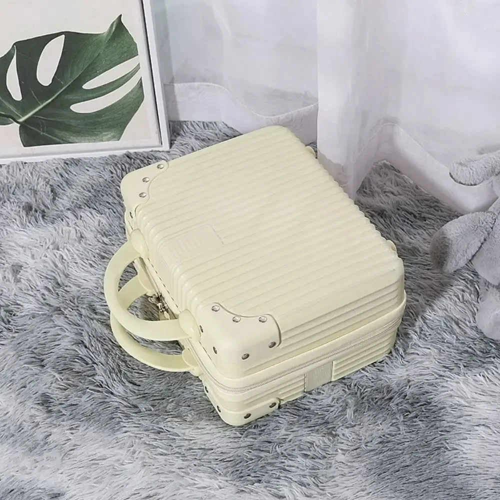 ventes flash : valise de voyage 14 pouces, mini trousse de maquillage de voyage, organisateur, valise à main pour femmes