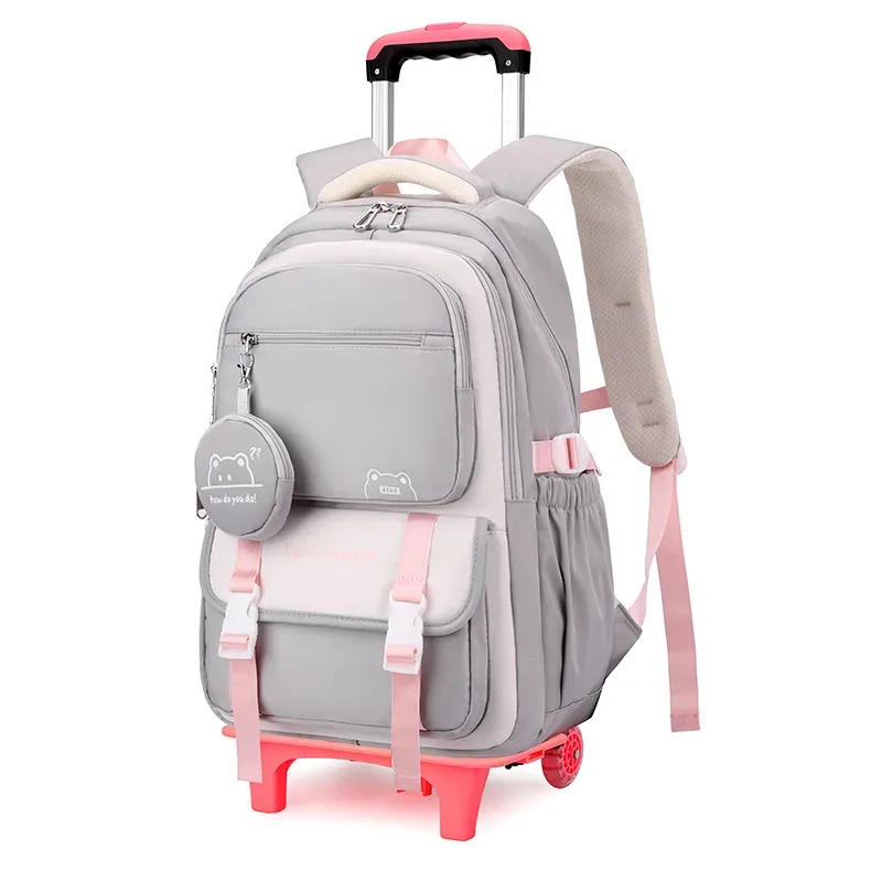 sac à dos d'école pour enfants sac à roulettes sac à dos pour étudiants sac de livre sac d'école roulant pour filles sac à dos à roulettes pour enfants
