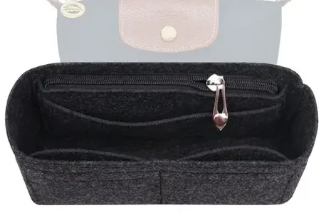 organisateur de sac pour petit sac fourre-tout, insert de rangement et de finition pour sacs à main, compatible avec les mini-sacs